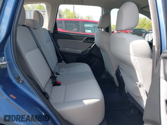 2015 Subaru Forester 2.5i with VIN JF2SJAAC0FG505980, listed as a IAAI auction lot 42010748 with 129,584 mi miles. Bid and sale history available at carsss.com. Image 8.
