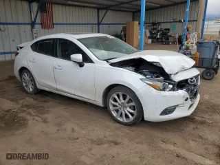 2017 Mazda Mazda3 4-Door Grand Touring with VIN 3MZBN1W31HM140386, listed as a Copart auction lot 47141515 with 90,776 mi miles and Salvage Title. Bid and sale history available at carsss.com. Image 4.