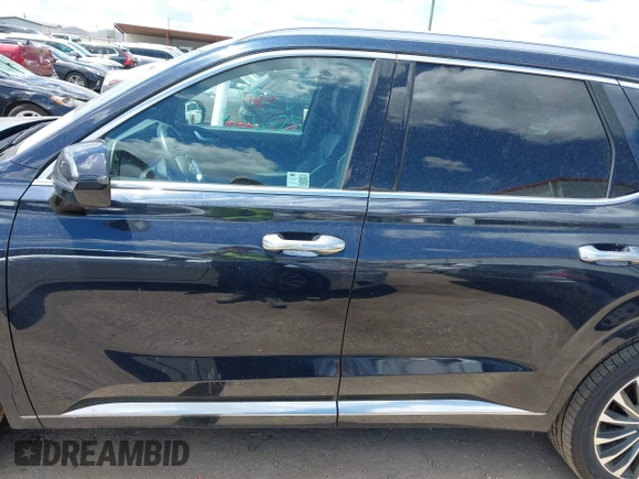 2024 Hyundai Palisade Calligraphy z VIN KM8R7DGE4RU710628, wystawiony jako IAAI lot #42223597 z przebiegiem 39 156 mil mil oraz . Historia ofert i sprzedaży dostępna na DreamBid. Obrazek 14.