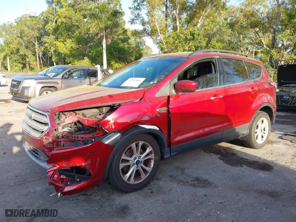 2018 Ford Escape SE with VIN 1FMCU0GD2JUA02221, listed as a IAAI auction lot 41702046 with 92,086 mi miles. Bid and sale history available at carsss.com. Image 17.