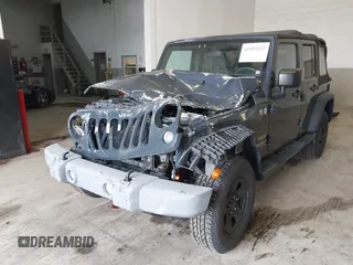 2017 Jeep Wrangler Unlimited Sport with VIN 1C4BJWDG3HL503676, listed as a IAAI auction lot 41953232 with 94,819 mi miles. Bid and sale history available at carsss.com. Image 6.