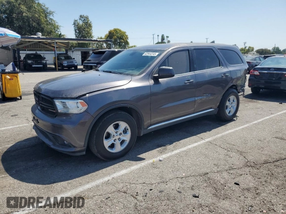 2017 Dodge Durango SXT with VIN 1C4RDHAG1HC847819, listed as a Copart auction lot 62944245 with 110,215 mi miles and Salvage title. Bid and sale history available at DreamBid. Image 1.