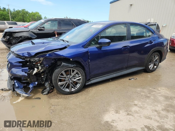 2023 Subaru WRX with VIN JF1VBAB67P8809729, listed as a Copart auction lot 61495305 with 13,023 mi miles and Salvage title. Bid and sale history available at DreamBid. Image 1.