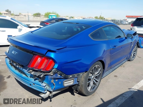 2017 Ford Mustang GT with VIN 1FA6P8CF6H5257348, listed as a IAAI auction lot 41986063 with 58,687 mi miles and . Bid and sale history available at carsss.com. Image 4.