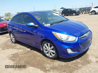 2012 Hyundai Accent GLS with VIN KMHCU4AE9CU235685, listed as a IAAI auction lot 41967610 with 71,456 mi miles. Bid and sale history available at carsss.com. Image 1.