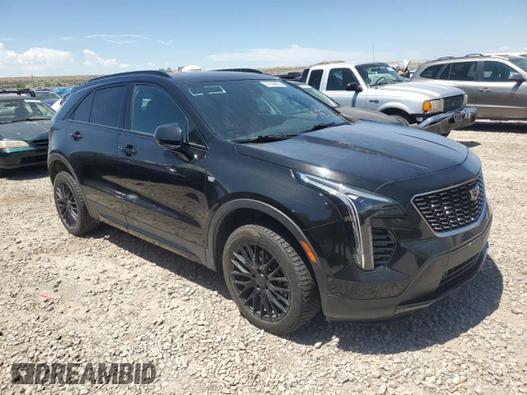 2019 Cadillac XT4 AWD Sport with VIN 1GYFZFR47KF152344, listed as a Copart auction lot 57535655 with 70,107 mi miles and Salvage title. Bid and sale history available at DreamBid. Image 4.