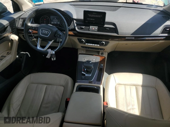 2018 Audi Q5 Premium with VIN WA1ANAFY2J2027998, listed as a Copart auction lot 59474155 with 96,309 mi miles and Salvage title. Bid and sale history available at DreamBid. Image 8.