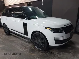 2021 Land Rover Range Rover Westminster with VIN SALGS2RU5MA438449, listed as a IAAI auction lot 40879962 with 25,523 mi miles and . Bid and sale history available at DreamBid. Image 1.