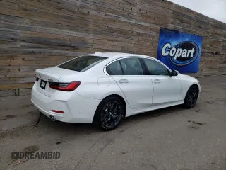 2025 BMW 3 Series 330i xDrive with VIN 3MW89CW0XS8F01114, listed as a Copart auction lot 85291244 with 891 mi miles and Clean Title. Bid and sale history available at carsss.com. Image 3.