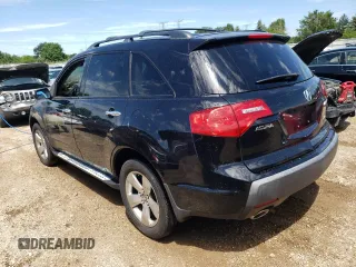 2009 Acura MDX Sport/Pwr Tail Gate with VIN 2HNYD28789H517246, listed as a Copart auction lot 61708274 with 0 mi miles and Salvage Title. Bid and sale history available at carsss.com. Image 2.