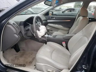 2012 Infiniti G25 x with VIN JN1DV6AR6CM861301, listed as a Copart auction lot 84049974 with 77,539 mi miles and Salvage Title. Bid and sale history available at DreamBid. Image 7.