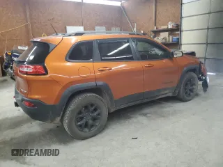 2014 Jeep Cherokee Trailhawk with VIN 1C4PJMBS0EW308775, listed as a Copart auction lot 60465125 with 117,326 mi miles and Salvage title. Bid and sale history available at DreamBid. Image 3.