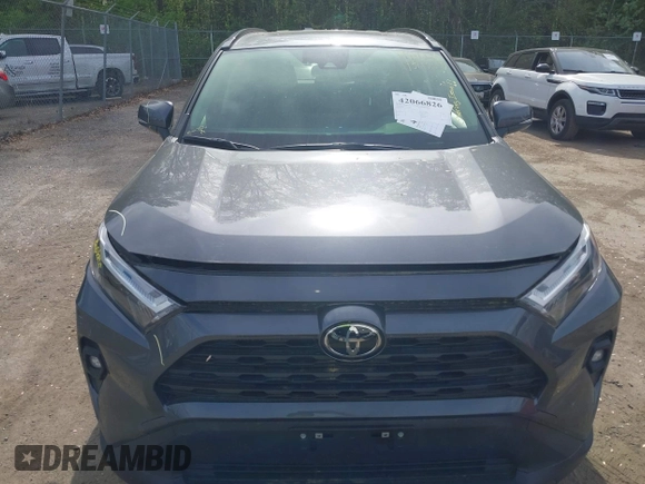 2025 Toyota RAV4 Hybrid XLE Premium with VIN JTMB6RFV5SD154617, listed as a IAAI auction lot 42066826 with 2,410 mi miles and . Bid and sale history available at DreamBid. Image 12.