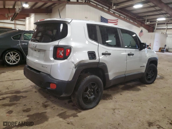 2015 Jeep Renegade Sport with VIN ZACCJBAH3FPC46120, listed as a Copart auction lot 84773394 with 82,073 mi miles and Clean Title. Bid and sale history available at carsss.com. Image 3.