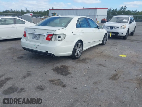 2011 Mercedes-Benz E 350 Luxury with VIN WDDHF8HB3BA489230, listed as a IAAI auction lot 42158712 with 211,875 mi miles and . Bid and sale history available at DreamBid. Image 4.