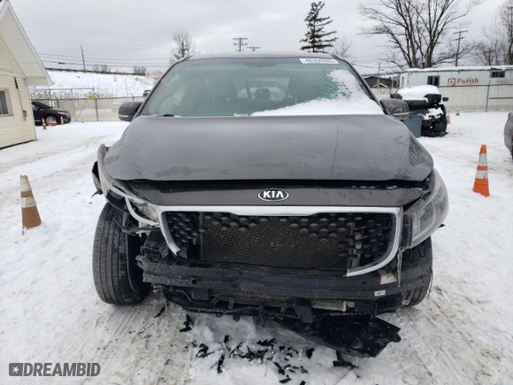 2017 Kia Sedona LX with VIN KNDMB5C19H6324702, listed as a Copart auction lot 46350985 with 89,417 mi miles and Salvage Title. Bid and sale history available at carsss.com. Image 5.