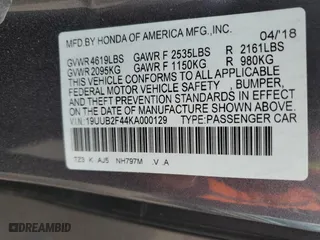 2019 Acura TLX w/Technology Pkg with VIN 19UUB2F44KA000129, listed as a Copart auction lot 88401595 with 119,830 mi miles and Salvage Title. Bid and sale history available at carsss.com. Image 12.