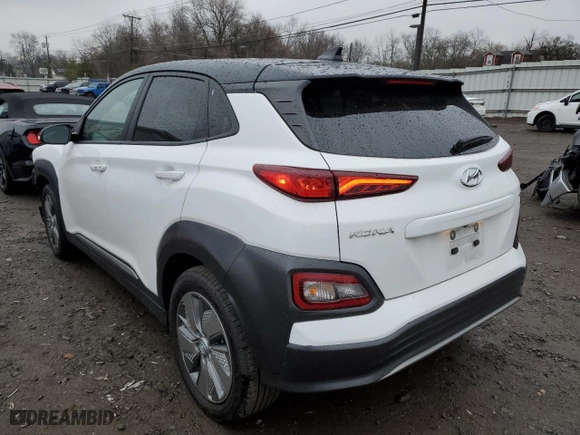 2021 Hyundai Kona Electric SEL with VIN KM8K23AG4MU133533, listed as a Copart auction lot 42228443 with 41,669 mi miles. Bid and sale history available at carsss.com. Image 2.