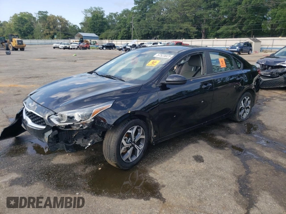 2021 Kia Forte LXS with VIN 3KPF24AD7ME354379, listed as a Copart auction lot 57523025 with Not provided miles and Salvage title. Bid and sale history available at DreamBid. Image 1.
