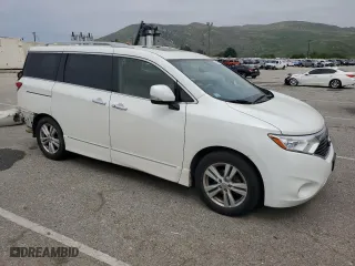 2015 Nissan Quest S with VIN JN8AE2KP6F9120261, listed as a Copart auction lot 55038694 with 127,294 mi miles. Bid and sale history available at carsss.com. Image 4.
