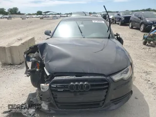 2013 Audi A6 Premium Plus with VIN WAUGFAFC6DN120024, listed as a Copart auction lot 57146605 with 140,767 mi miles and Salvage title. Bid and sale history available at DreamBid. Image 5.
