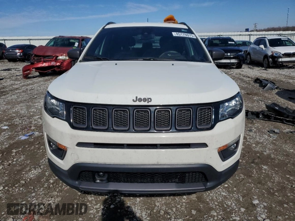 2021 Jeep Compass 80th Anniversary with VIN 3C4NJCEB6MT553095, listed as a Copart auction lot 45176075 with 45,415 mi miles and Salvage Title. Bid and sale history available at carsss.com. Image 5.
