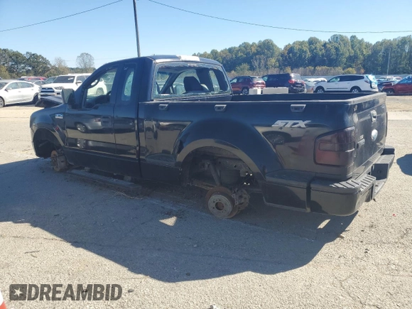 2006 Ford F-150 STX with VIN 1FTRF02216KB75195, listed as a Copart auction lot 76800104 with 171,538 mi miles and Salvage Title. Bid and sale history available at carsss.com. Image 2.