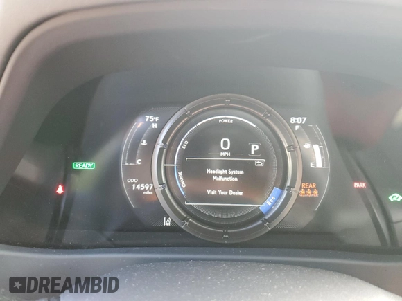 2020 Lexus UX 250h F Sport with VIN JTHR9JBH2L2025902, listed as a Copart auction lot 58944834 with 14,597 mi miles and Salvage title. Bid and sale history available at DreamBid. Image 9.