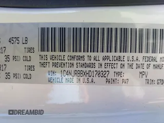 2017 Jeep Patriot 75th Anniversary with VIN 1C4NJRBBXHD170327, listed as a IAAI auction lot 41399495 with Not Provided miles and . Bid and sale history available at carsss.com. Image 9.