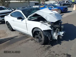 2023 Ford Mustang EcoBoost with VIN 1FA6P8THXP5101393, listed as a IAAI auction lot 41696753 with 23,023 mi miles. Bid and sale history available at carsss.com. Image 1.