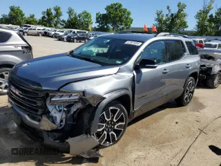 2021 GMC Acadia SLE with VIN 1GKKNRL44MZ139888, listed as a Copart auction lot 57561654 with 63,144 mi miles and Salvage Title. Bid and sale history available at carsss.com. Image 1.