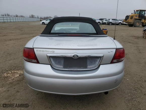 2002 Chrysler Sebring LXi with VIN 1C3EL55RX2N151004, listed as a Copart auction lot 85811704 with 187,000 mi miles and Salvage Title. Bid and sale history available at carsss.com. Image 6.