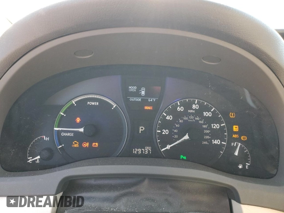 2012 Lexus RX 450h with VIN JTJBC1BA6C2429676, listed as a Copart auction lot 57456675 with 129,737 mi miles and Salvage title. Bid and sale history available at DreamBid. Image 9.