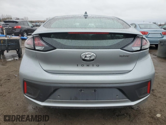 2020 Hyundai Ioniq Preferred with VIN KMHC85LC3LU185971, listed as a Copart auction lot 51414225 with 23,552 mi miles and Salvage Title. Bid and sale history available at DreamBid. Image 6.