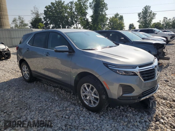 2023 Chevrolet Equinox LT with VIN 3GNAXUEG8PS153801, listed as a Copart auction lot 64361295 with 15,525 mi miles and Clean title. Bid and sale history available at DreamBid. Image 4.
