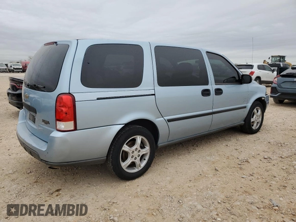 2007 Chevrolet Uplander LS Fleet with VIN 1GNDV23W07D140462, listed as a Copart auction lot 84762064 with 196,299 mi miles and Salvage Title. Bid and sale history available at carsss.com. Image 3.
