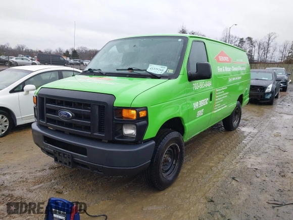 2012 Ford Econoline Cargo Commercial with VIN 1FTNS2EWXCDA43833, listed as a IAAI auction lot 41335268 with 181,390 mi miles. Bid and sale history available at carsss.com. Image 17.