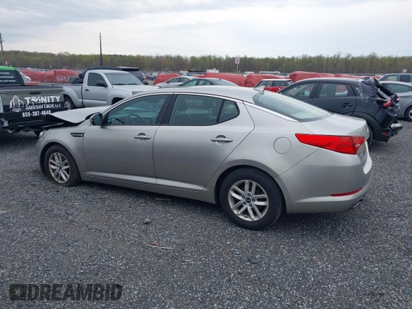 2011 Kia Optima LX with VIN KNAGM4A74B5097616, listed as a IAAI auction lot 41997992 with 157,417 mi miles and . Bid and sale history available at DreamBid. Image 3.