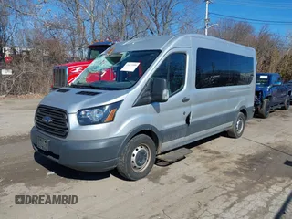 2016 Ford Transit Passenger XL with VIN 1FBZX2CM5GKA20891, listed as a IAAI auction lot 41677359 with 83,119 mi miles. Bid and sale history available at carsss.com. Image 17.