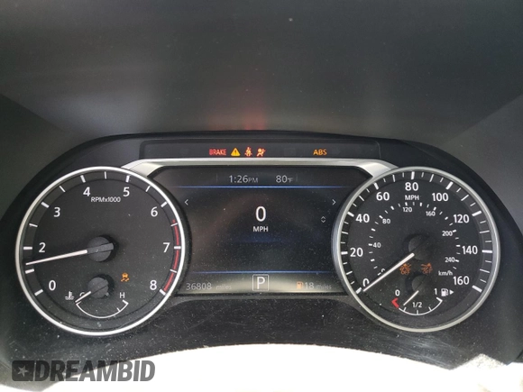 2020 Nissan Sentra SV z VIN 3N1AB8CV6LY208286, wystawiony jako Copart lot #58411735 z przebiegiem 36 808 mil mil oraz Szkoda całkowita • Salvage title. Historia ofert i sprzedaży dostępna na DreamBid. Obrazek 9.