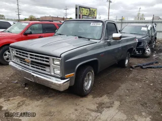 1985 Chevrolet Pickup with VIN 1GCDC14H9FF365314, listed as a Copart auction lot 52629344 with NaN miles and Non Repairable. Bid and sale history available at carsss.com. Image 1.