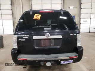 2007 Mercury Mountaineer Premier with VIN 4M2EU48807UJ02018, listed as a Copart auction lot 86714904 with 0 mi miles and Salvage Title. Bid and sale history available at carsss.com. Image 6.