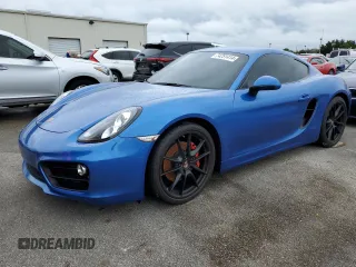 2016 Porsche Cayman S with VIN WP0AB2A86GK185569, listed as a Copart auction lot 74251414 with Not Provided miles and Salvage Title. Bid and sale history available at DreamBid. Image 1.