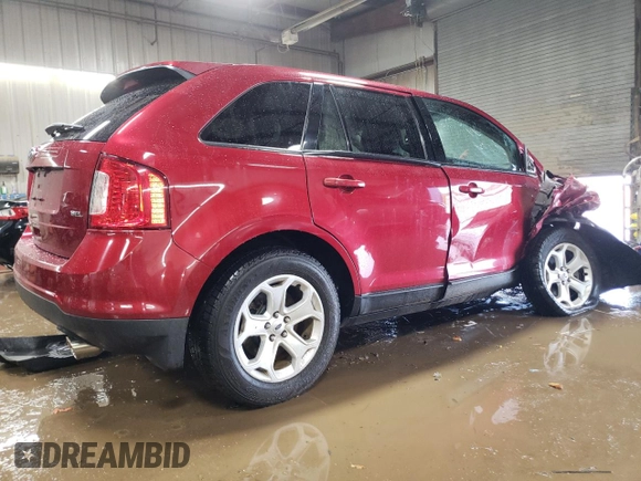 2014 Ford Edge SEL with VIN 2FMDK3JC5EBA99177, listed as a Copart auction lot 50951355 with 220,563 mi miles and Salvage Title. Bid and sale history available at carsss.com. Image 3.