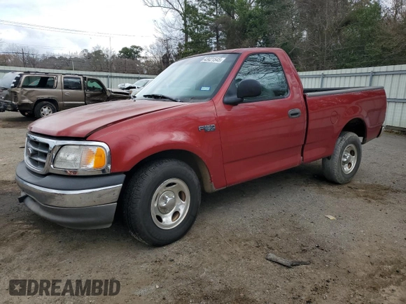 2002 Ford F-150 XL with VIN 1FTRF17292NB56837, listed as a Copart auction lot 43421545 with 0 mi miles and Salvage Title. Bid and sale history available at carsss.com. Image 1.