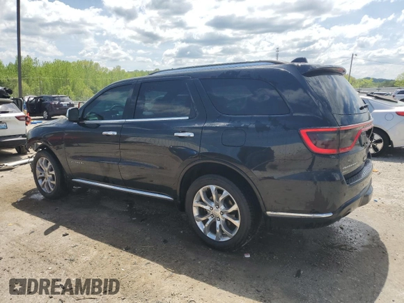 2017 Dodge Durango Citadel with VIN 1C4RDJEG5HC904931, listed as a Copart auction lot 54357555 with 157,158 mi miles and Salvage title. Bid and sale history available at DreamBid. Image 2.
