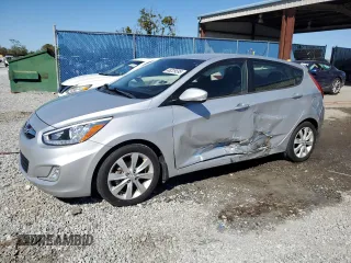 2014 Hyundai Accent SE with VIN KMHCU5AE4EU183164, listed as a Copart auction lot 48229595 with 56,180 mi miles and Salvage Title. Bid and sale history available at carsss.com. Image 1.