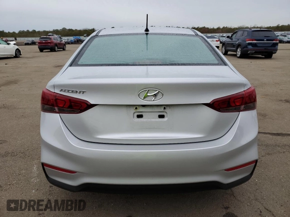 2022 Hyundai Accent SEL with VIN 3KPC24A61NE157357, listed as a Copart auction lot 72970402 with 9,604 mi miles. Bid and sale history available at carsss.com. Image 6.