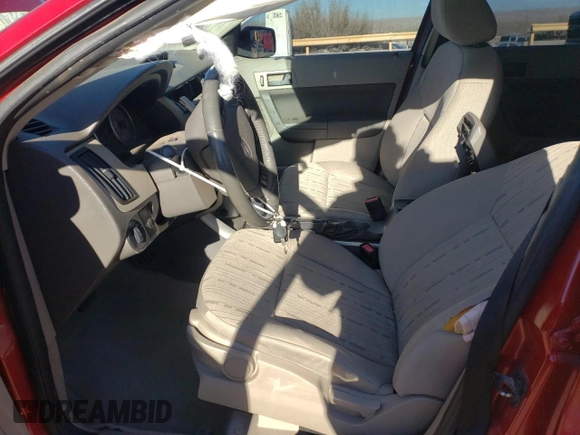 2010 Ford Focus SE with VIN 1FAHP3FN5AW280523, listed as a Copart auction lot 50020715 with 0 mi miles and Salvage Title. Bid and sale history available at carsss.com. Image 7.