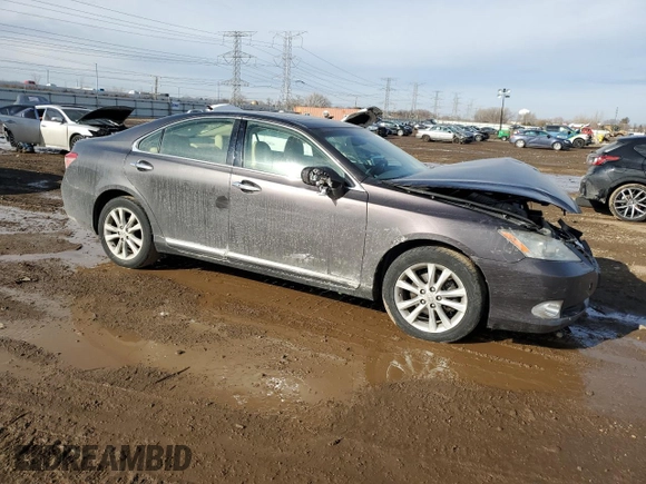 2011 Lexus ES with VIN JTHBK1EG2B2467537, listed as a Copart auction lot 46678245 with Not Provided miles and Salvage Title. Bid and sale history available at carsss.com. Image 4.